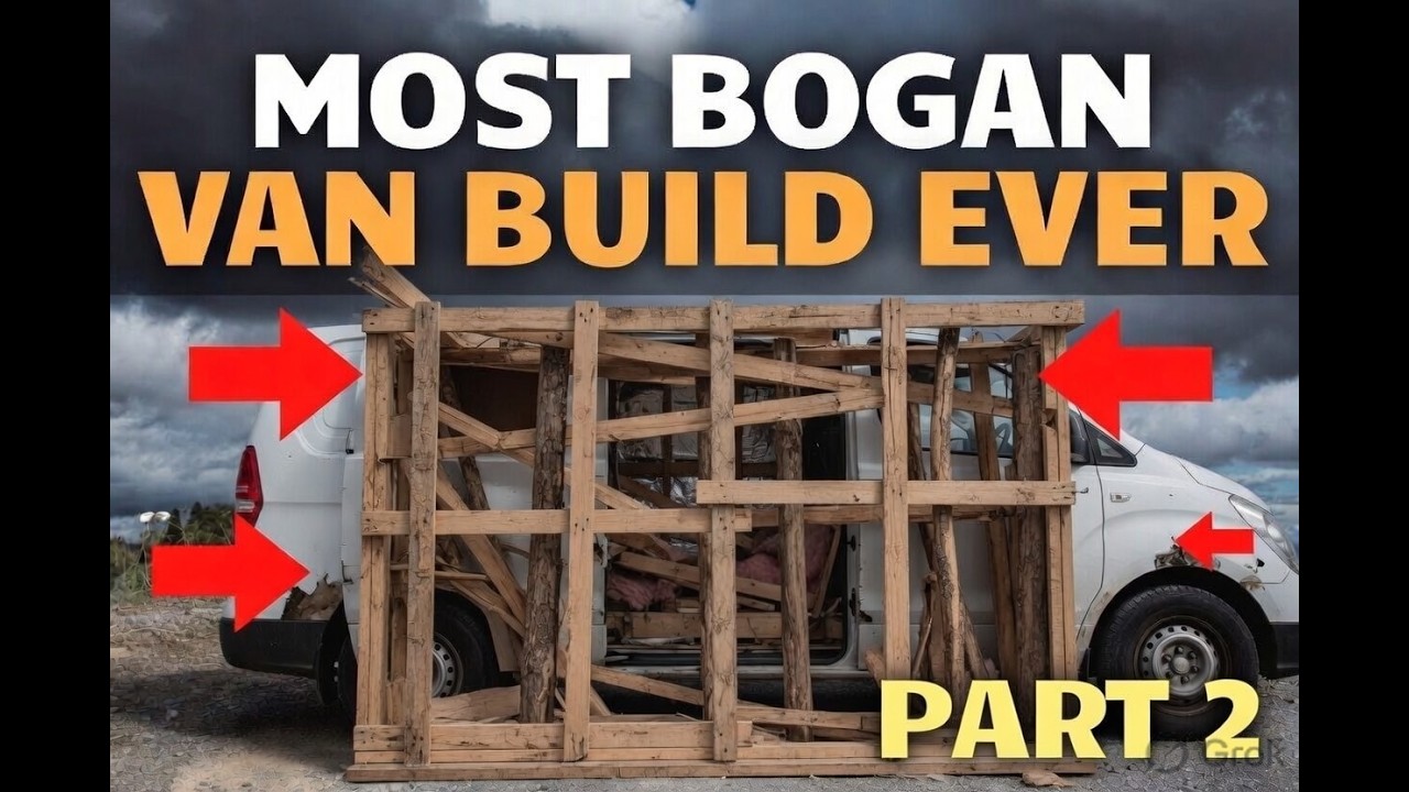 THE JOURNEY CONTINUES : THE MOST CHEAPEST BOGAN VAN BUILD YOU WILL SEE - PART 2