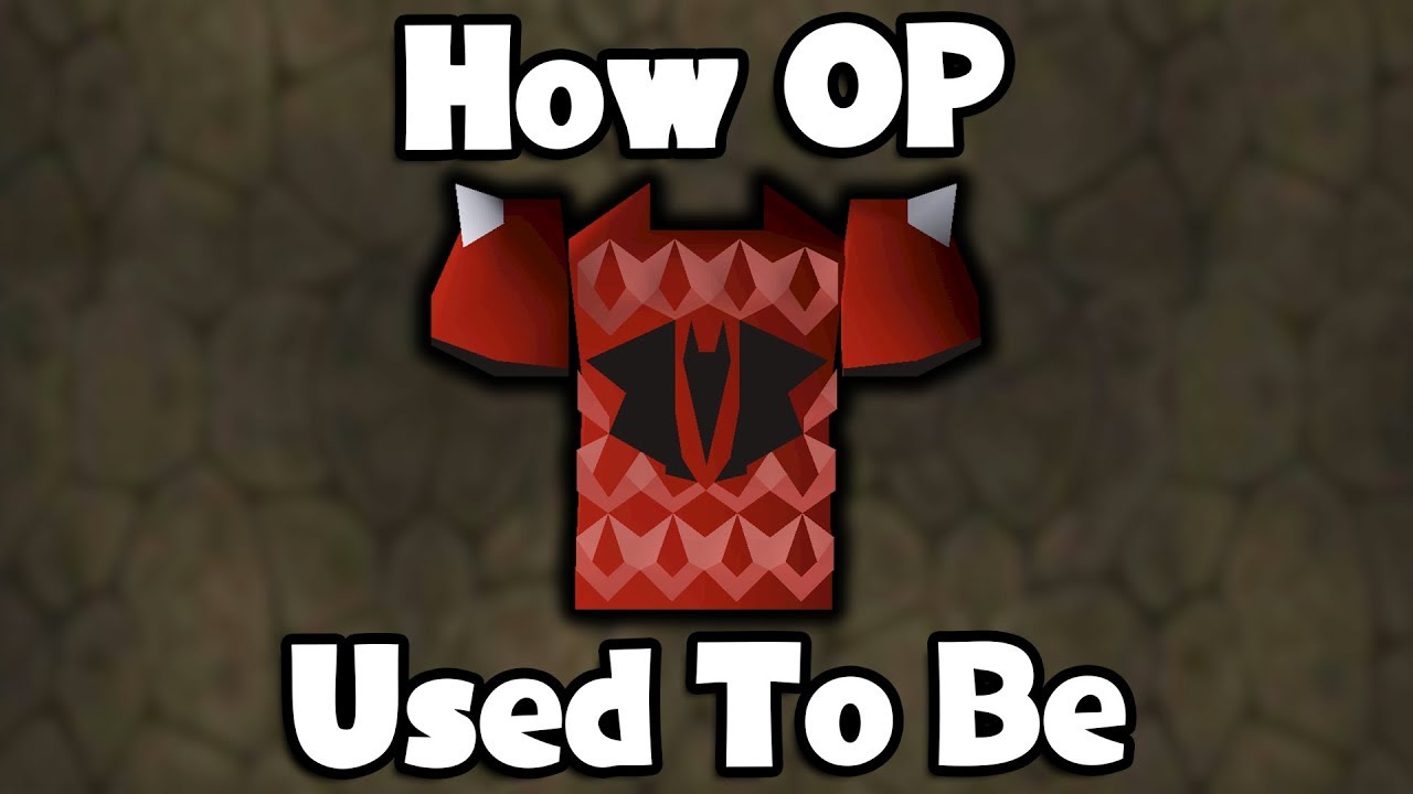 How OP Dragon Chainbody Used To Be - OSRS