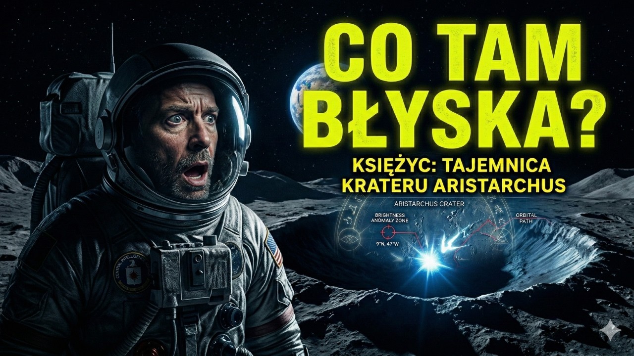Księżyc: Tajemnica krateru Aristarchus - Co tam błyska?