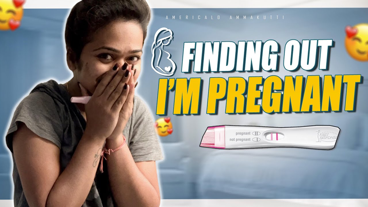 Finding Out I'm Pregnant 🥹🥹 !! **EMOTIONAL** Karthik's Reaction