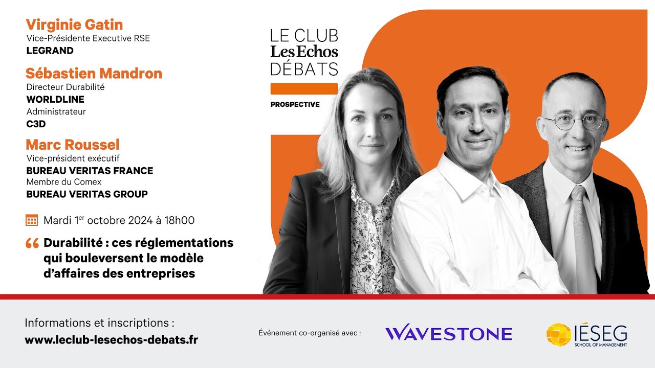 Le Club Les Echos Débats Prospective en Live mardi 01 Octobre 2024 à 18h00