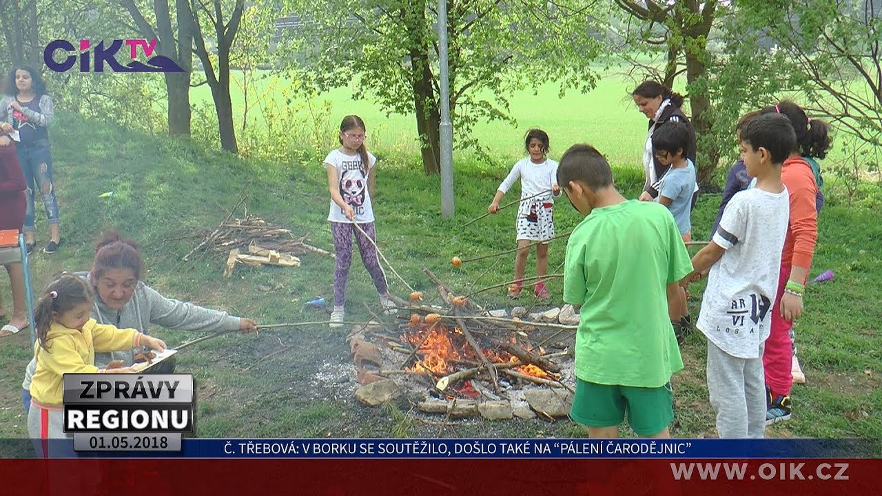 Česká Třebová: V „Borku“ se soutěžilo, došlo také na “pálení čarodějnic”