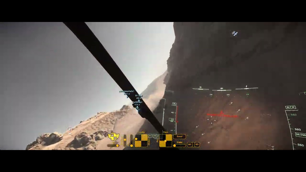 Lowflying with the Buckets! | Joystick Overlay | HOSASP | Tobii Eye Tracker | Clip 22