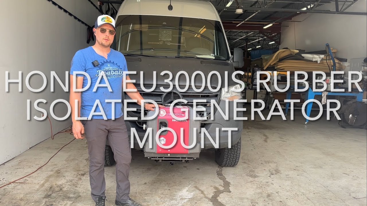 Honda EU3000is rubber generator hitch mount.