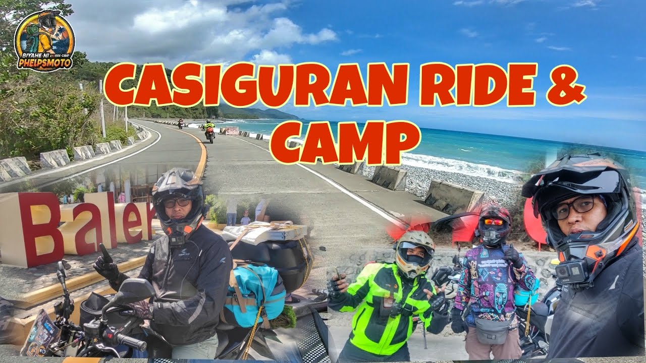 DISCOVERING CASIGURAN AURORA | RIDE | MOTOCAMPING | BOSS IRONMAN 2023 ROUTE | COASTAL ROAD DAY 1