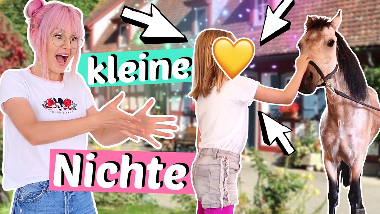 Meine kleine Nichte JANA zum ersten Mal am Rosenhof 🌹 | ViktoriaSarina