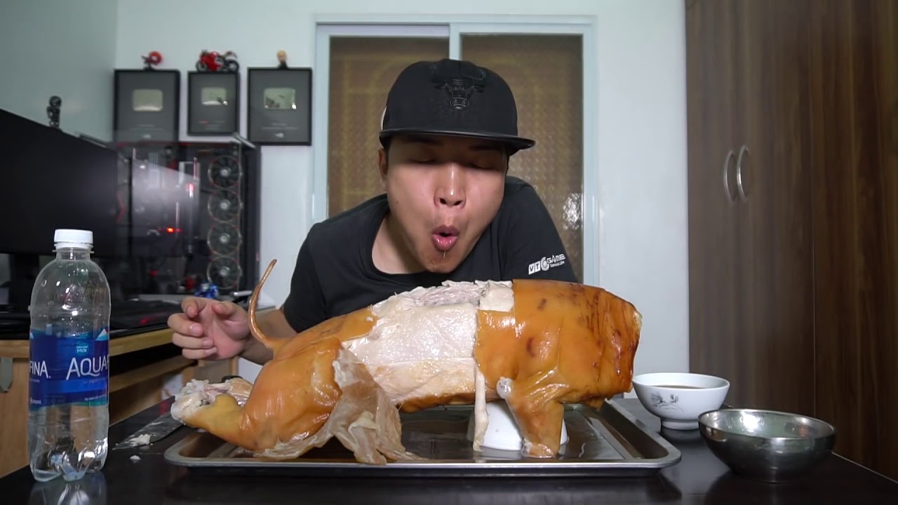 NTN - Thử Th&aacute;ch Ăn Heo Quay 5KG ( Eating pork 5 KG)