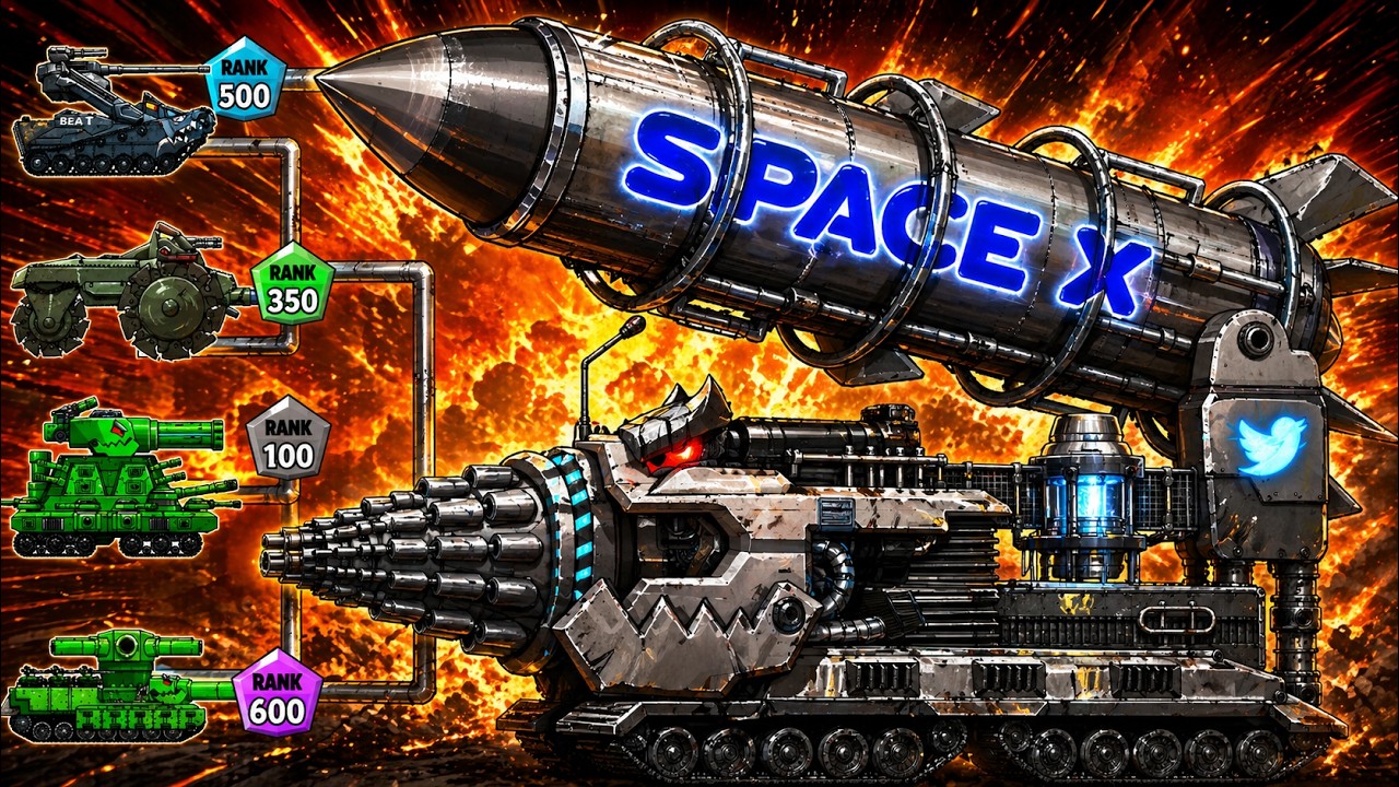 Elon Musk delivered a direct blow to IRON MONSTER Zelensky! | Cartoons About Tanks