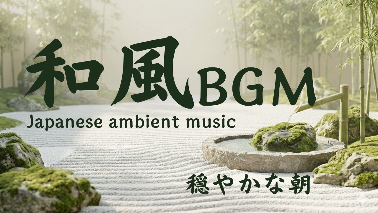 【和風BGM】作業・癒しの和風アンビエント｜Japanese Zen Garden Ambient for Study, Work & Relax (23 min)