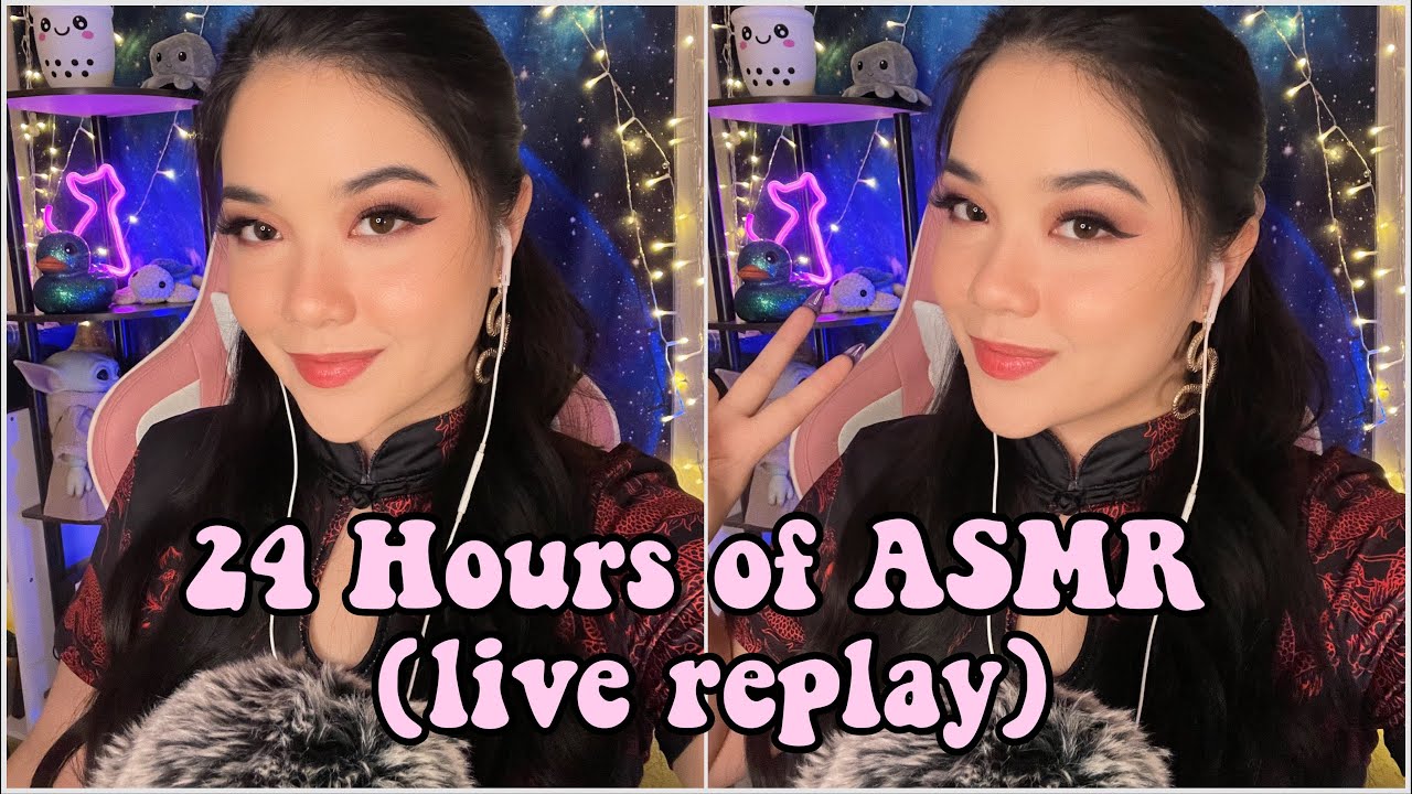 ASMR for 24 hours STRAIGHT 💤 TikTok Live Replay (sorry in advance lol)