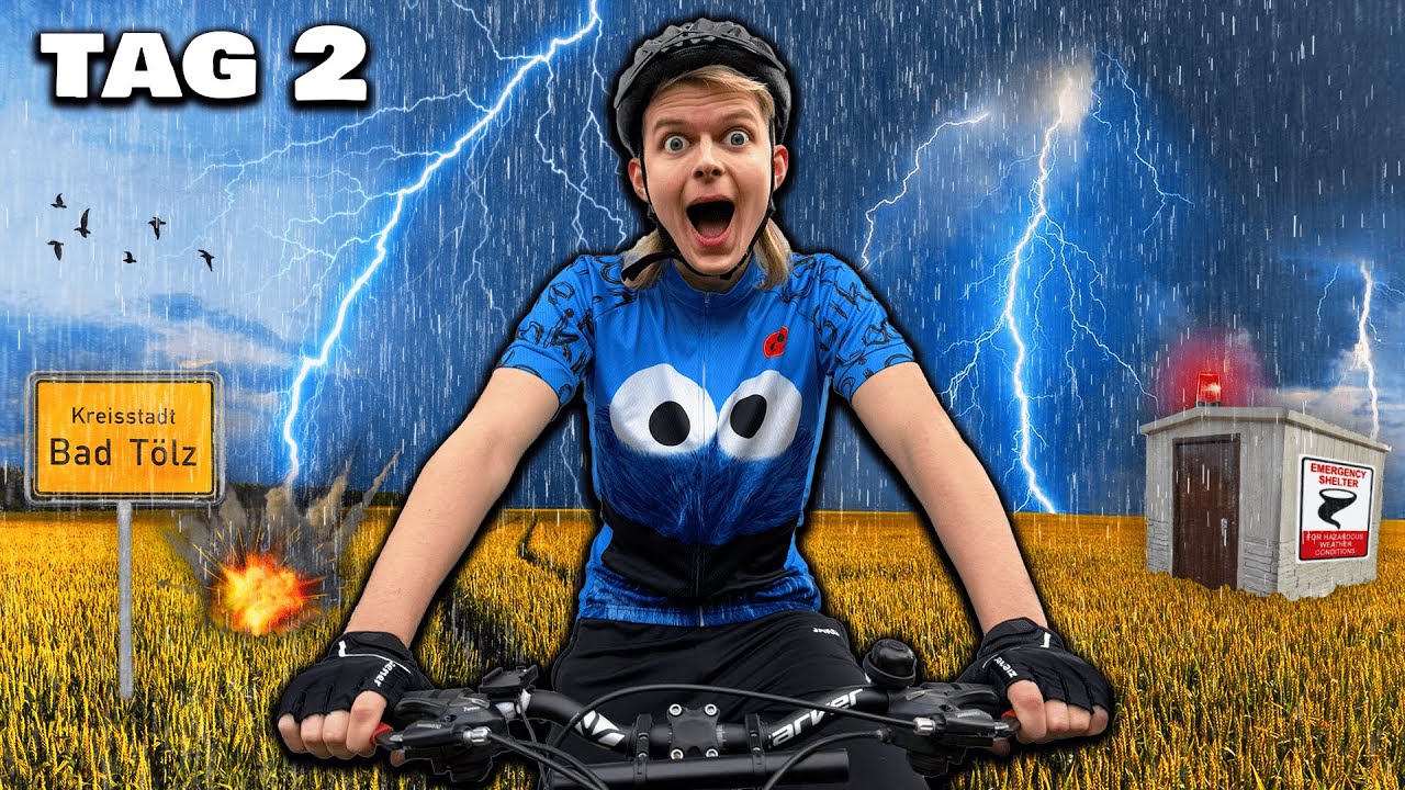 Ich radel (durchs Gewitter) nach Italien! | München Venedig Radweg | Tag 2