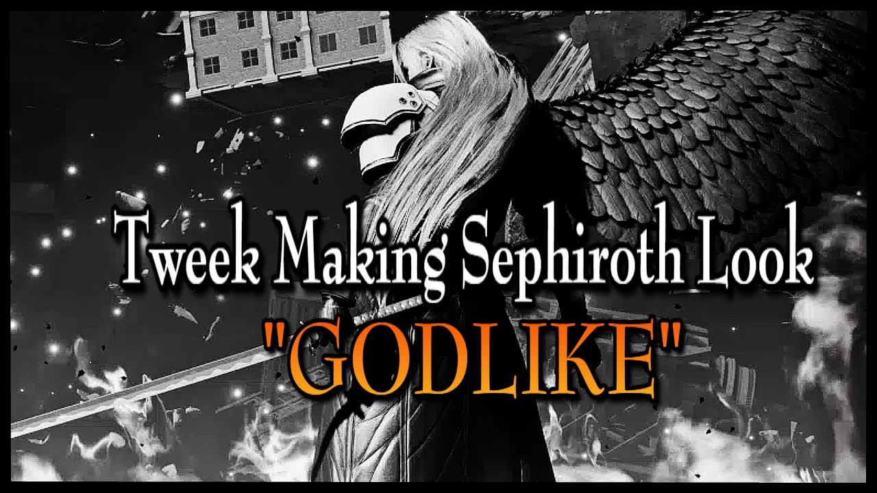 TWEEK MAKING SEPHIROTH LOOK 