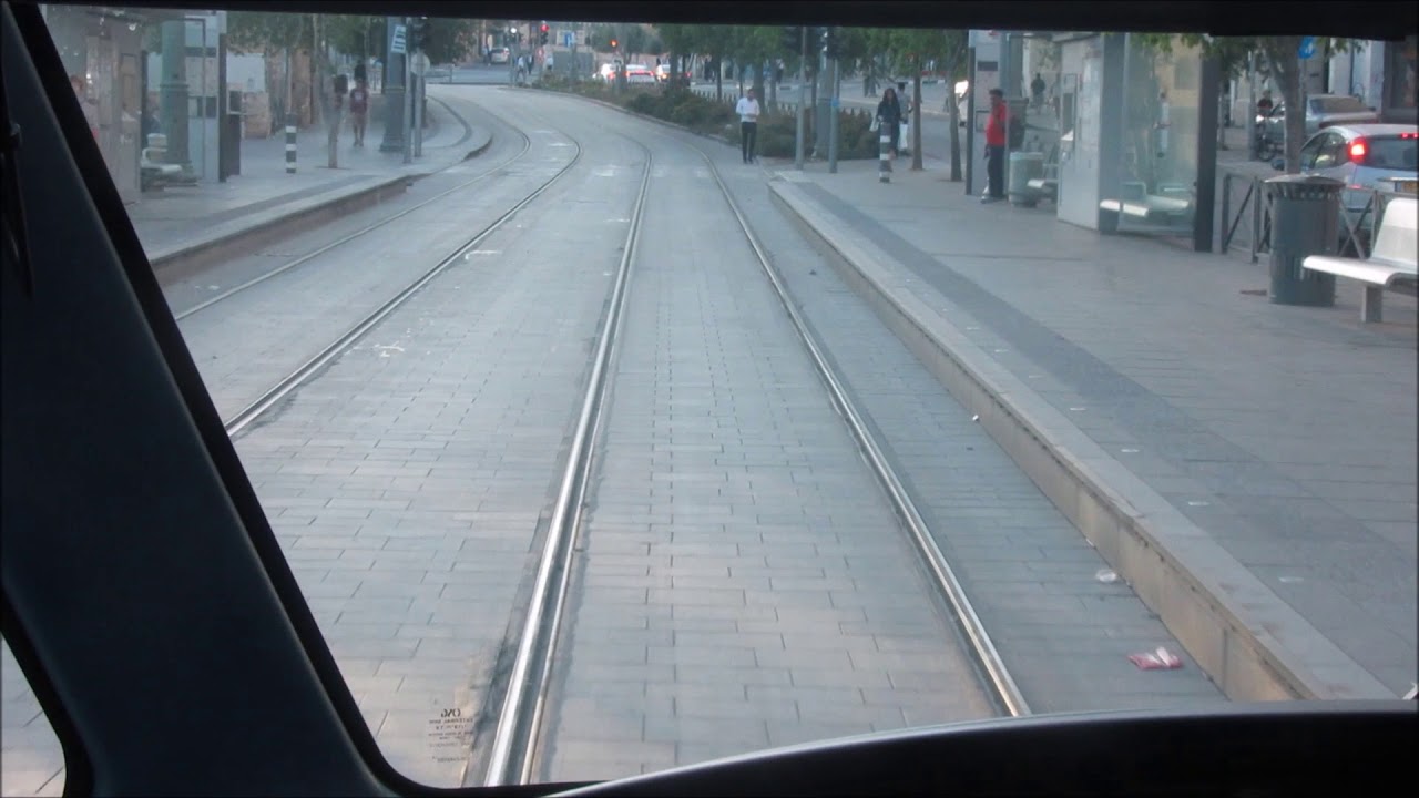Light rail Jerusalem - Israel -  הרכבת הקלה בירושלים  -  Tramway - Strassenbahn - Villamos