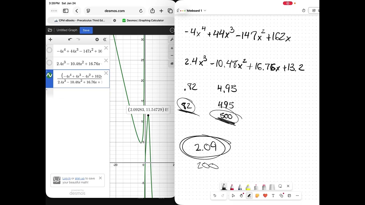 Pre Calculus CPM 4.3.2