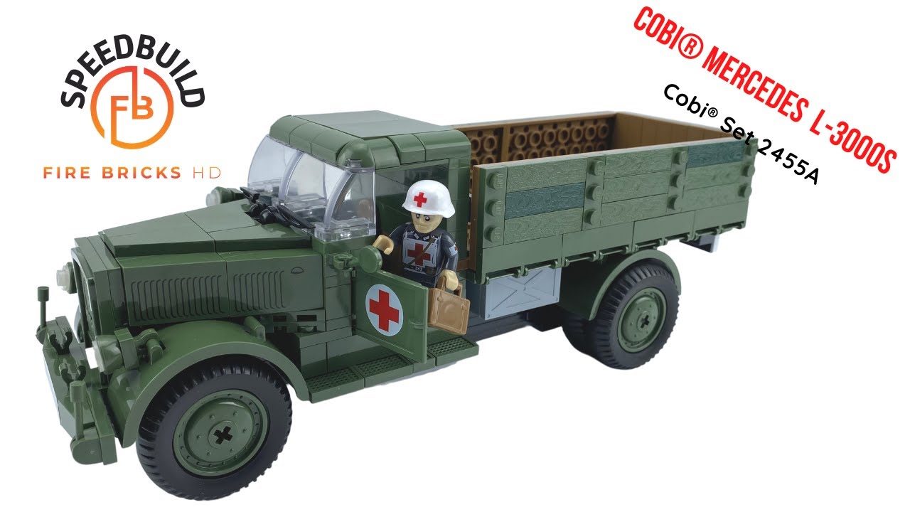 COBI&reg; Mercedes Benz L-3000S Set 2455A - Cobi Speed Build Review! Brick