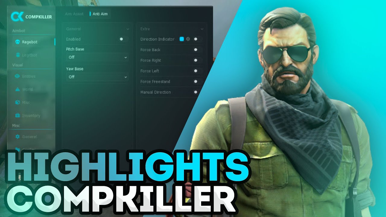 CS2 HVH HIGHLIGHTS ft. compkiller.net | FREE CONFIG