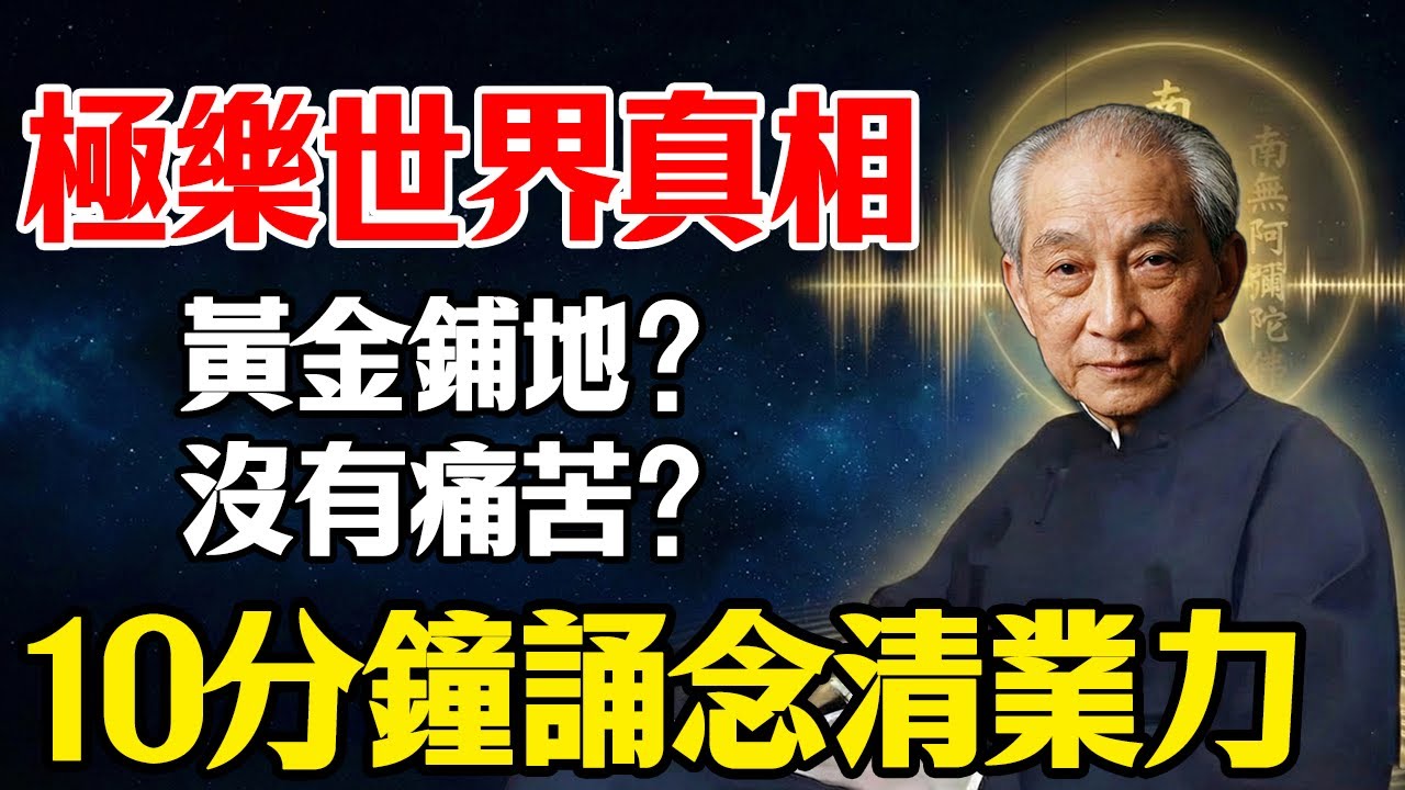 南懷瑾大膽揭秘：極樂世界真實存在？那不是宗教，是「高維度物理場」！量子力學印證「南無阿彌陀佛」的真實 #南懷瑾  #能量頻率  #金剛唸誦 #量子力學  #佛法科學