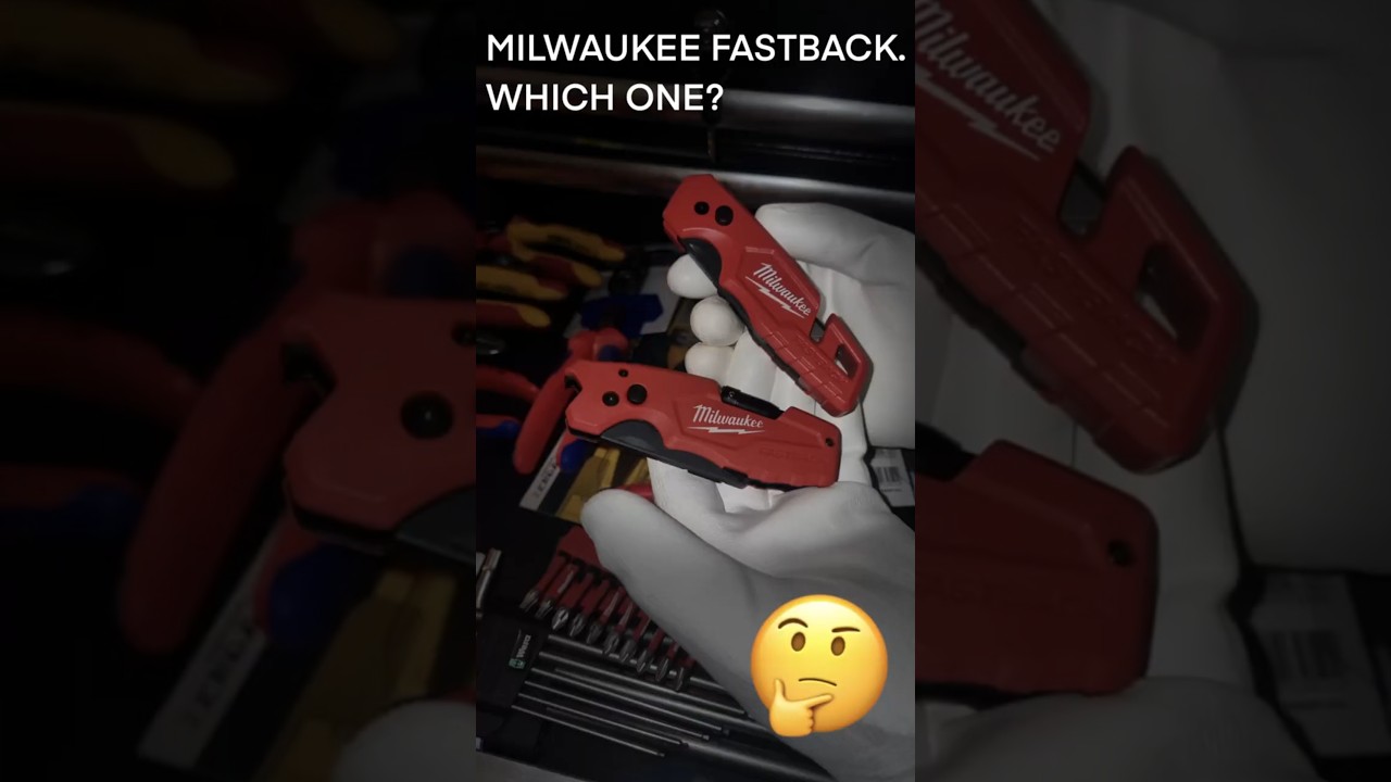 Milwaukee Fastback — Which One Would You Choose? 🔴