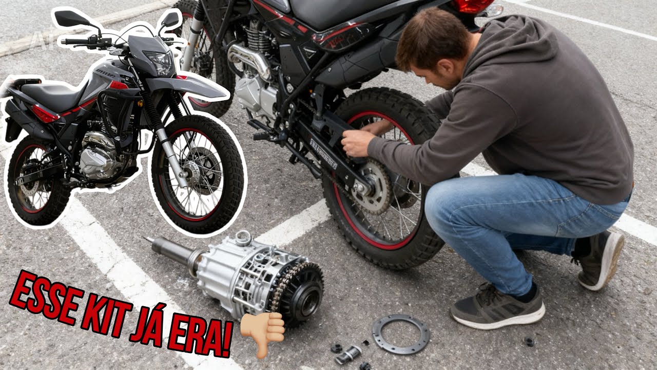 MEU KIT DA SHI 175EFI FOI DE ARRASTA! | TROCA DO KIT RELAÇÃO