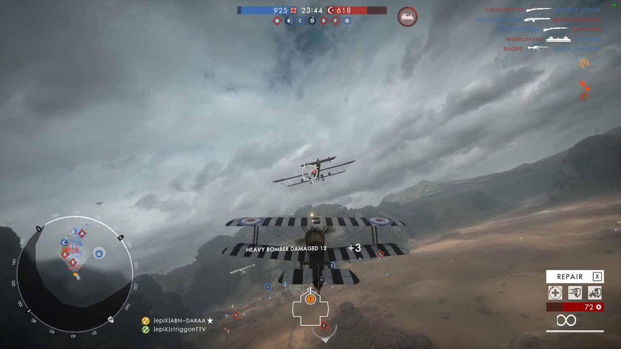 BF1 fighter gameplay