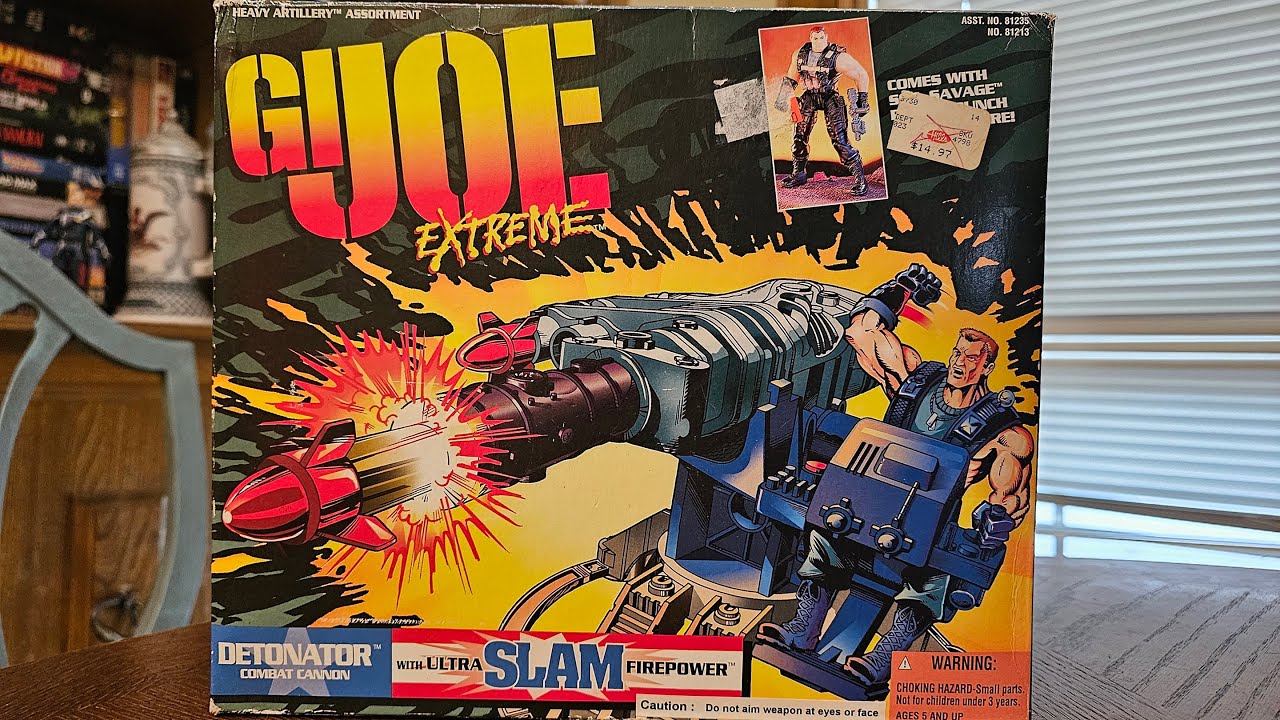 Assembling GI Joe EXTREME Detonator-- because I'm bored! HCC788
