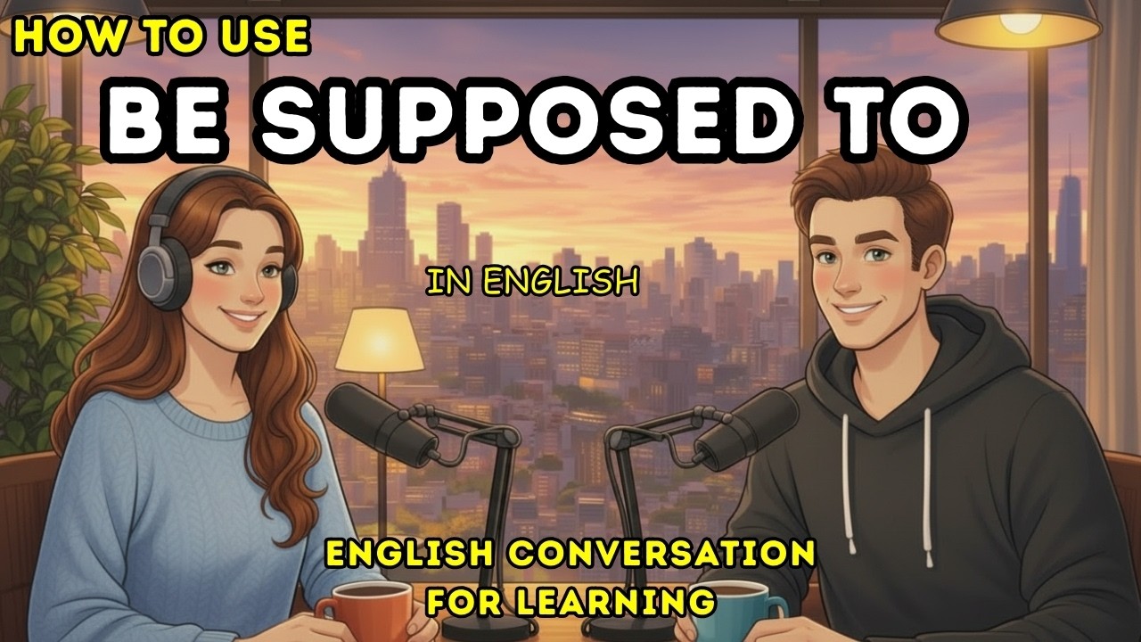 How to Use “Be Supposed To” in English | Real-Life Conversation Practice
