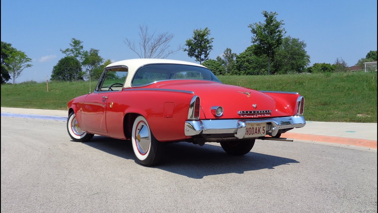 1953 Studebaker Regal Champion Starliner in Red & Ride on My Car Story with Lou Costabile