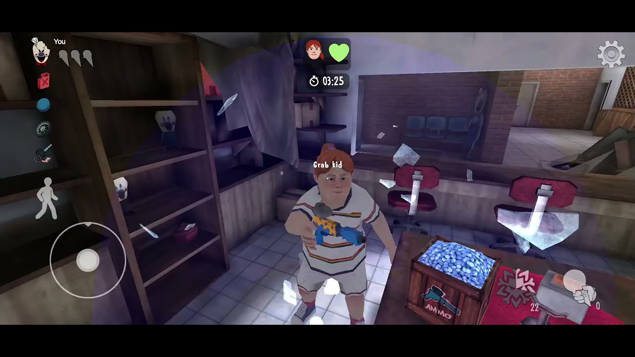 Playing ice cream multiplayer with my friend