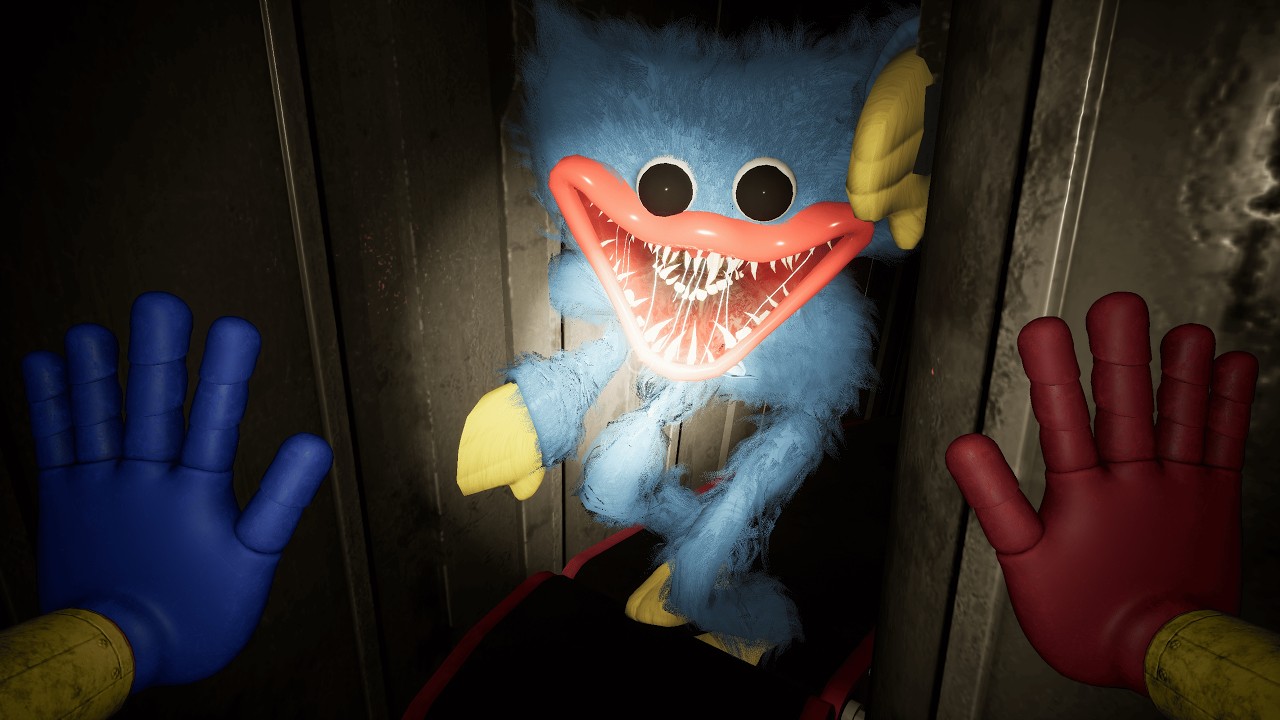 Run for your life from HUGGY  #huggywuggy #poppyplaytime