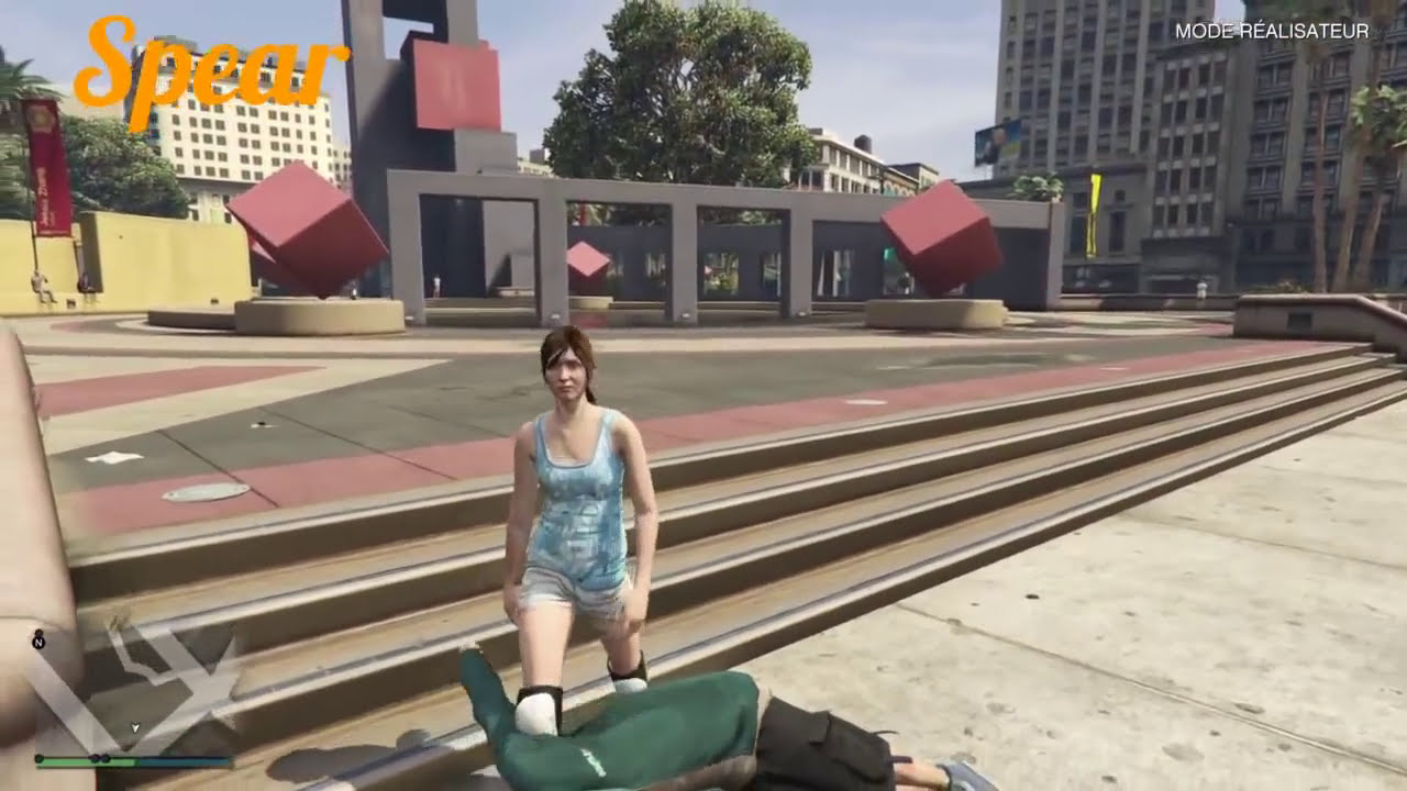GTA 5 : WRESTLING LIKE IN WWE #9 (RKO, Spear, 450 splash etc...)