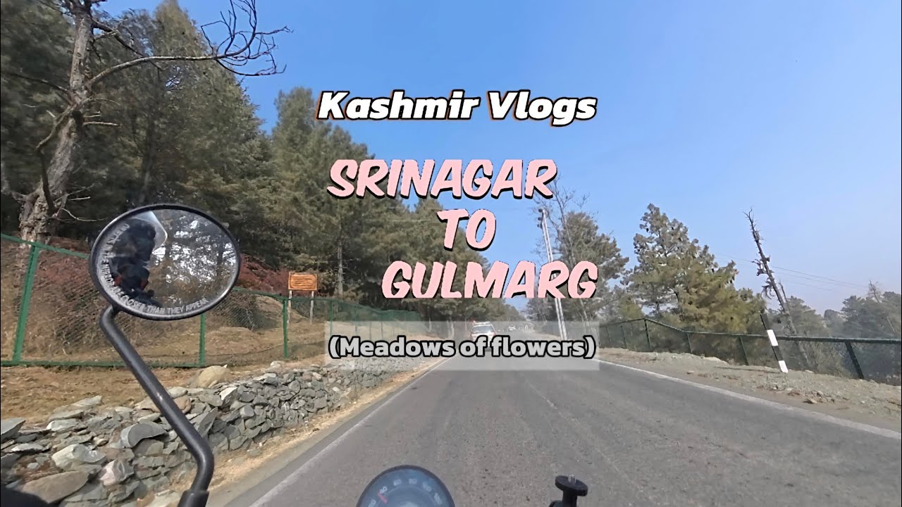 SRINAGAR TO GULMARG | BIKE RIDE | MOTOVLOG 