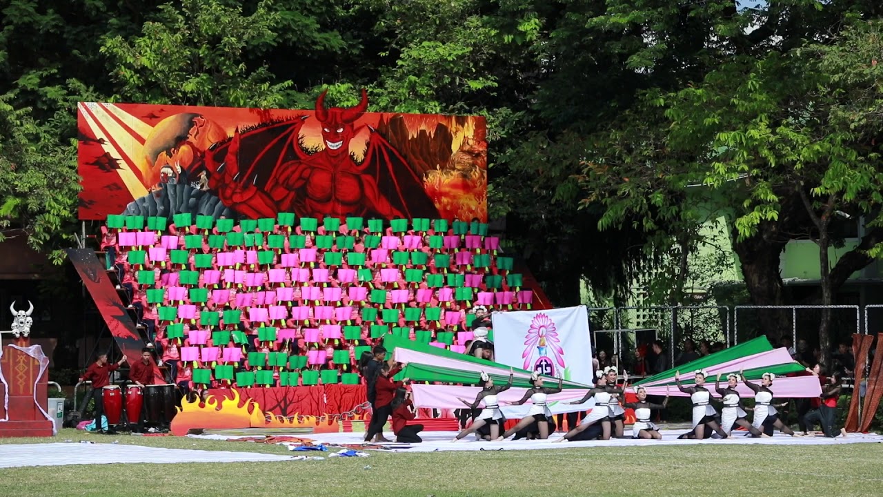 กองเชียร์และผู้นำเชียร์ สีแดง อยุธยา ปี 2562(รองชนะเลิศอันดับ 1)