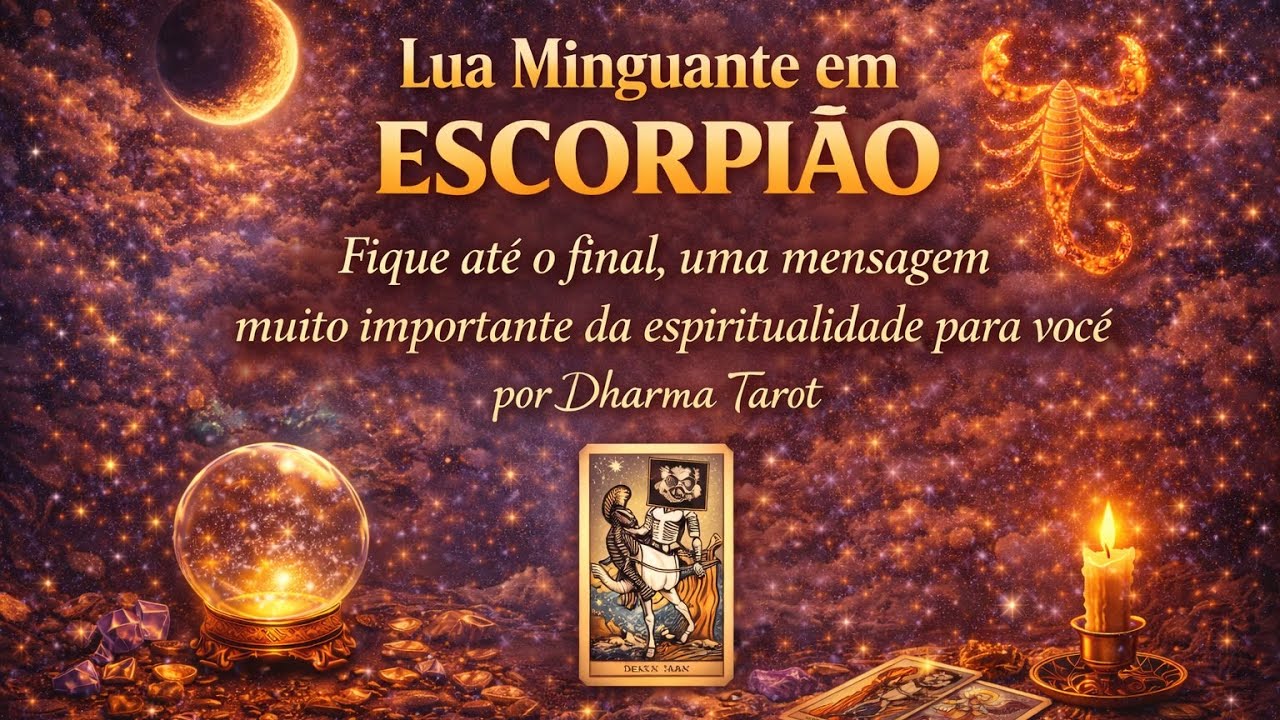 Lua minguante 🌖 em escorpião 🔮 não dá mais para esconder