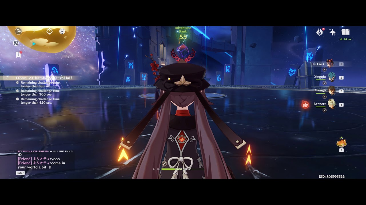 Genshin Impact - C0 Hu Tao + R2 Deathmatch Spiral Abyss 12 Showcase