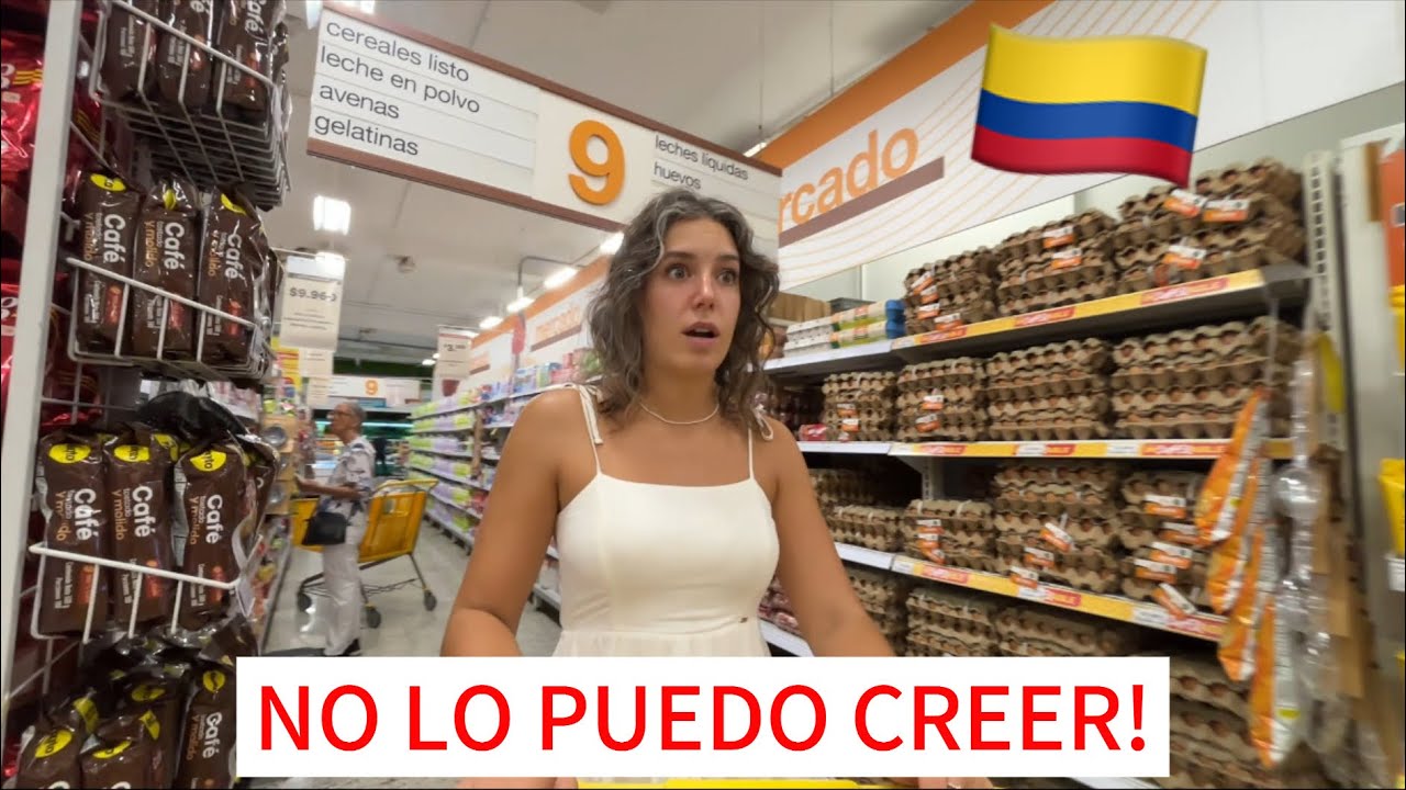 EN ITALIA Y CANADÁ NUNCA VI ESTO: MERCAR EN COLOMBIA ME SORPRENDIÓ!