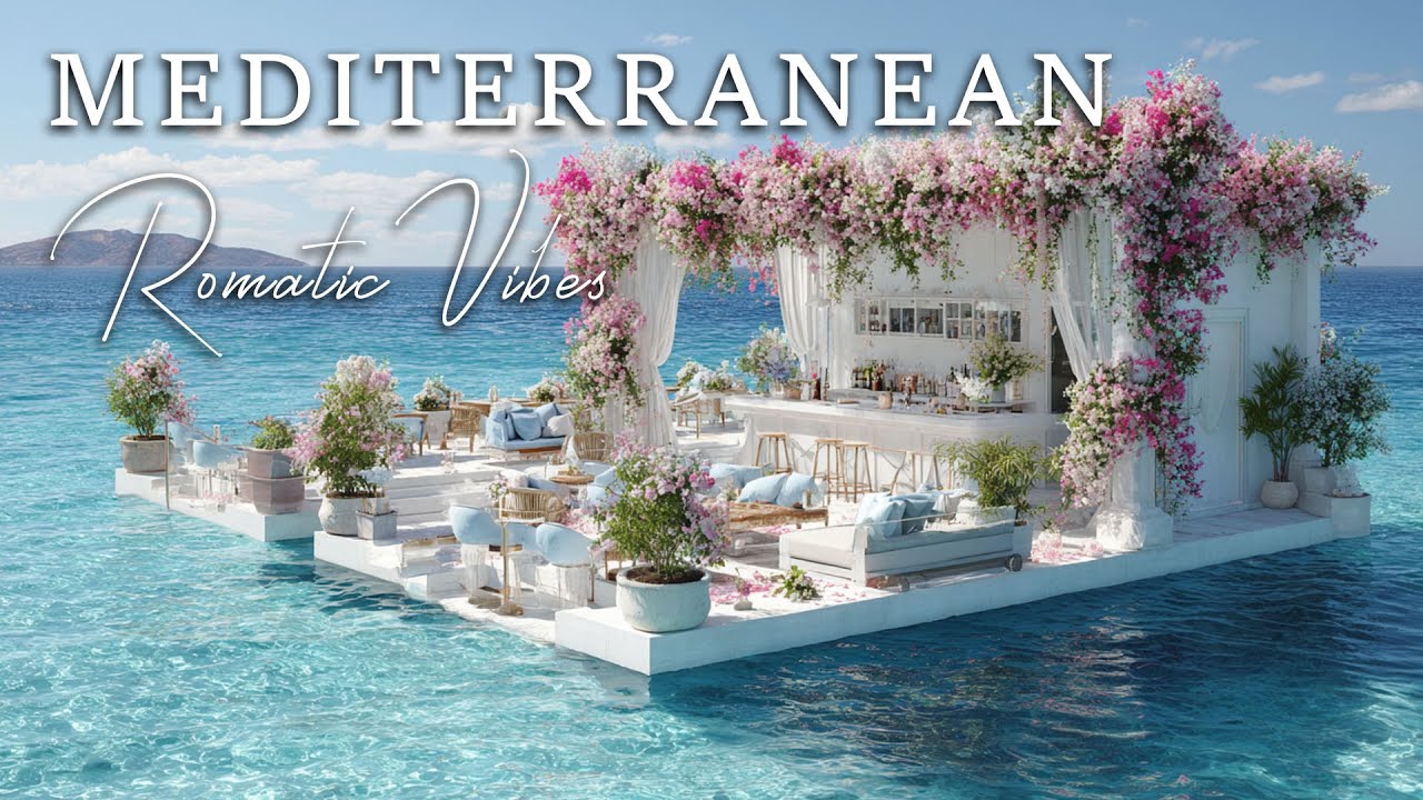 🕊️ Calm Italian & Mediterranean Melodies | Ocean View Relaxing Music for the Soul 🌊