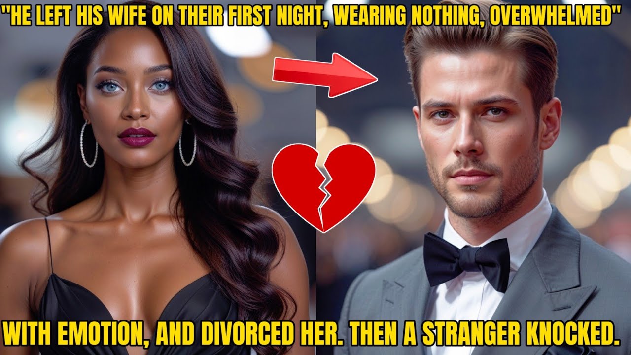 HE LEFT HIS WIFE ON THEIR WEDDING NIGHT, FILLED WITH EMOTION, AND LEFT HER. THEN A STRANGER KNOCKED.