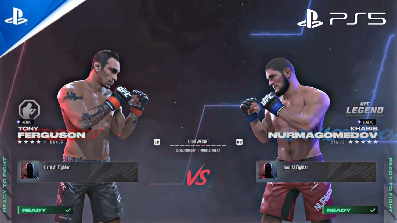EA SPORTS™ UFC® 5 Gameplay (4K 60FPS) Tony Ferguson vs Khabib Nurmagomedov