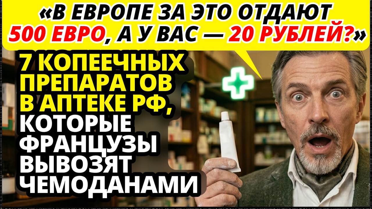 «Они нас годами ГРАБИЛИ!»: Француз купил эти 7 средств в РФ за копейки и НЕ ПОВЕРИЛ