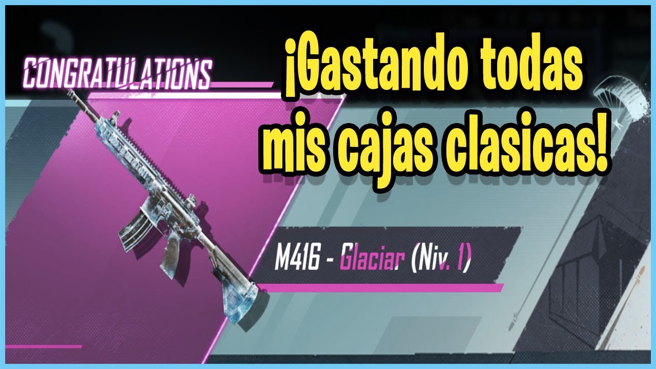 SAQUE la M416 GLACIAR ❄️ ☃️ ¿Cuantas cajas GASTE? | PUBG MOBILE