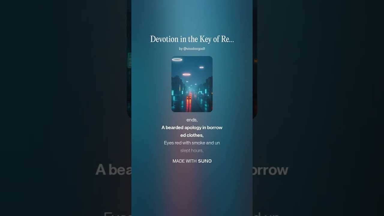 Devotion in the Key of Regret  Be'elce'Bub ReDux Final Cut