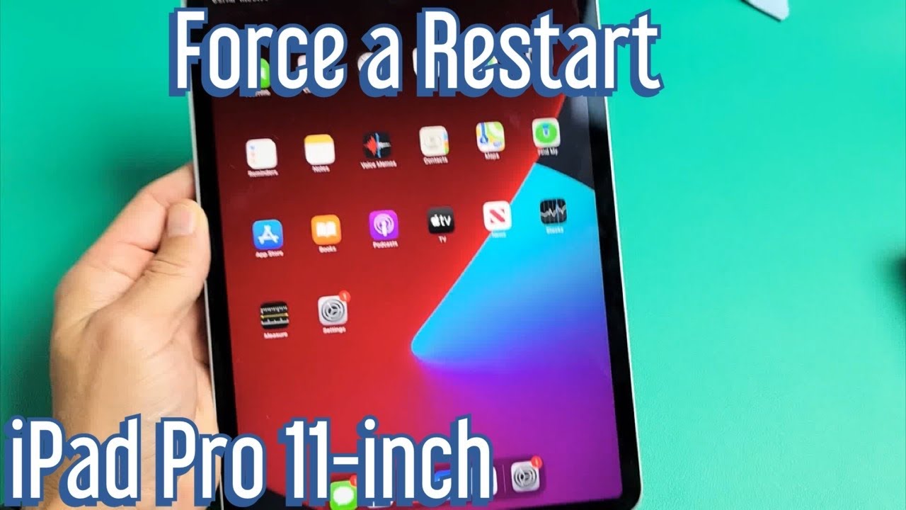 iPad Pro 11 дюймов: как принудительно перезагрузить (принудительная перезагрузка)