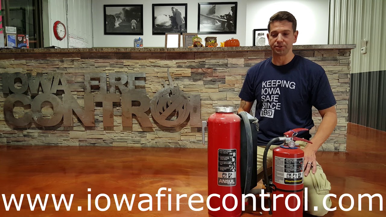 Cartridge Operated Versus Stored Pressure from Iowa Fire Control