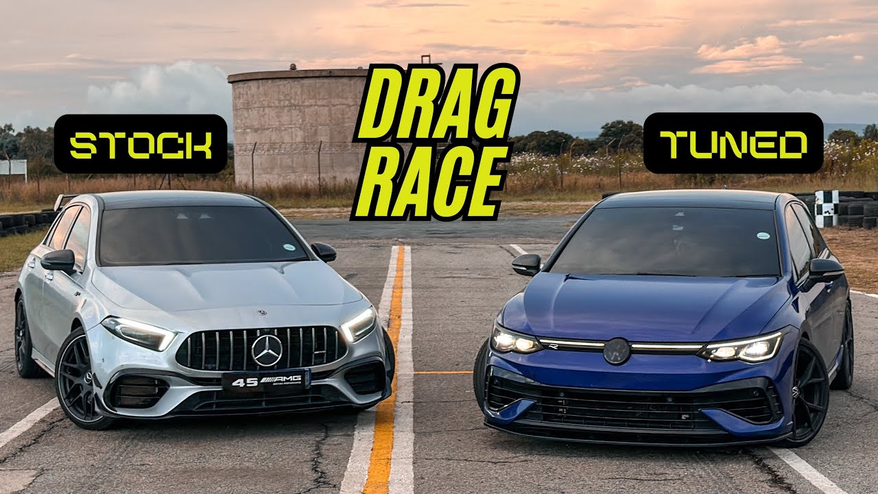 VW Golf R против Mercedes-AMG A45: гонка на ускорение