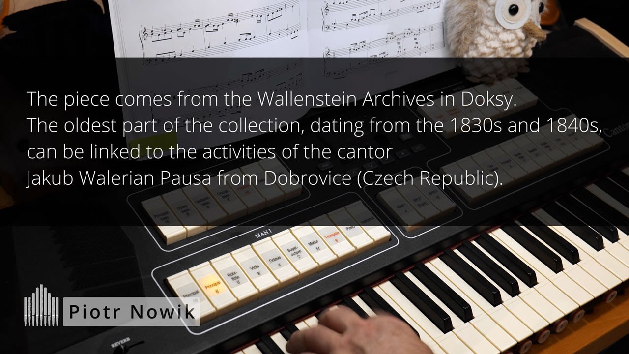 🎹 Czech organ music: „Fuga 4ta” from archives in Doksy. ♫ Viscount Cantorum Uno+ 🔷 Piotr Nowik