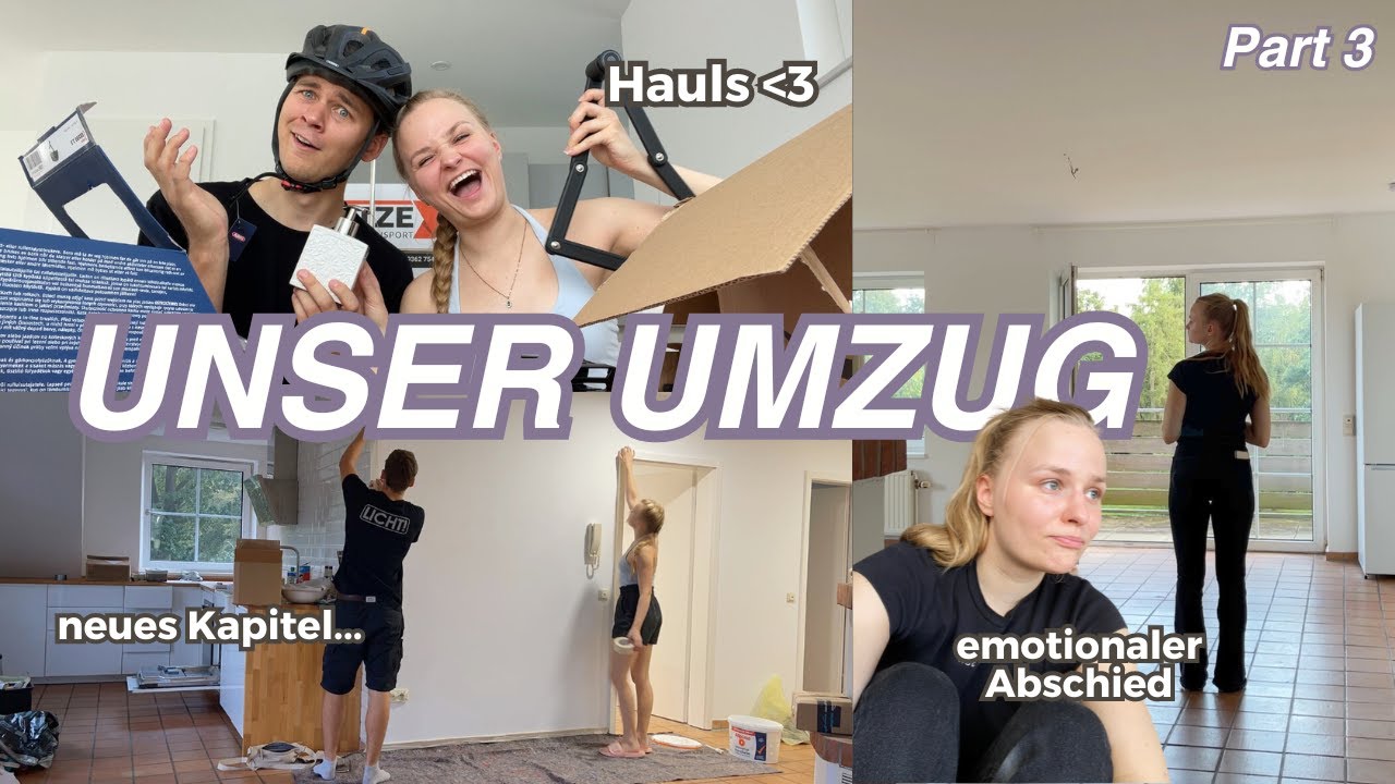 UMZUGSVLOG😮‍💨: emotionaler Abschied, neue Wohnung einrichten, Amazon Hauls, neues Kapitel beginnt..