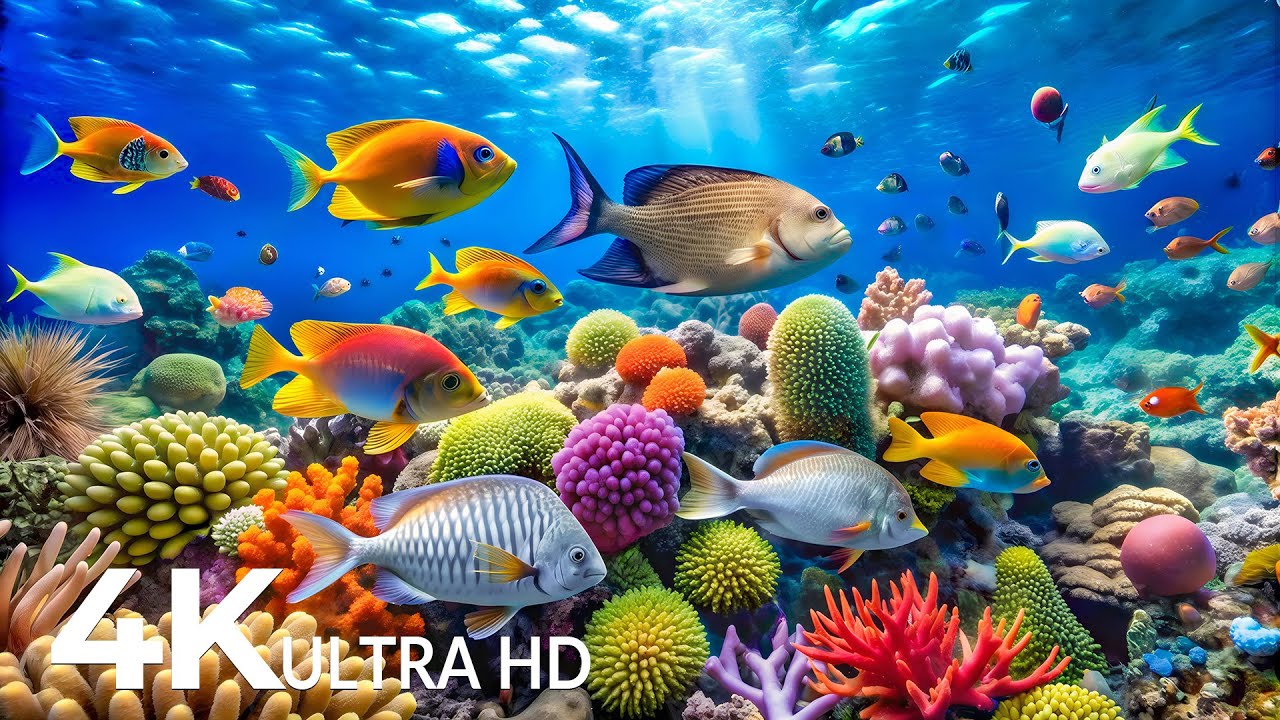 The Best 4K Aquarium - Explore the Underwater World and Beautiful Coral Reef Fish for Deep Sleep #48