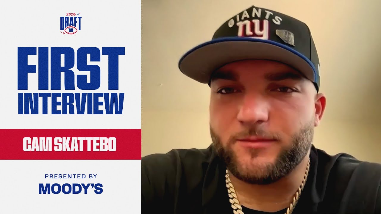 FIRST INTERVIEW: Cam Skattebo on Becoming a New York Giant | Giants Draft