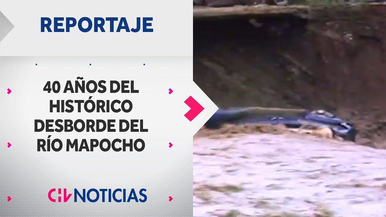 IMPACTANTE RELATO de camarógrafo que grabó el DESBORDE DEL RÍO MAPOCHO en 1982: 