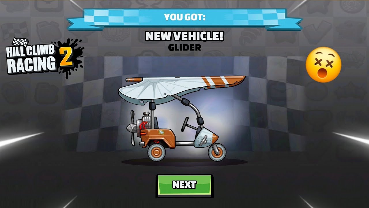 😱 I GOT NEW VEHICLE GLIDER !! IN - Hill Climb Racing 2